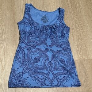 Patagonia Bandha Tank Top - Blue Paisley EUC